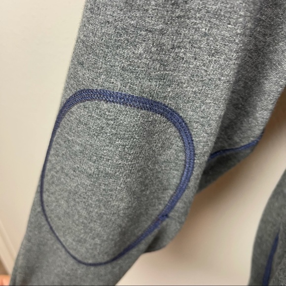 NWT Daniel Cremieux Men Reversible Quarter Zip Sweater Navy white / Dark Gray - Picture 6 of 15